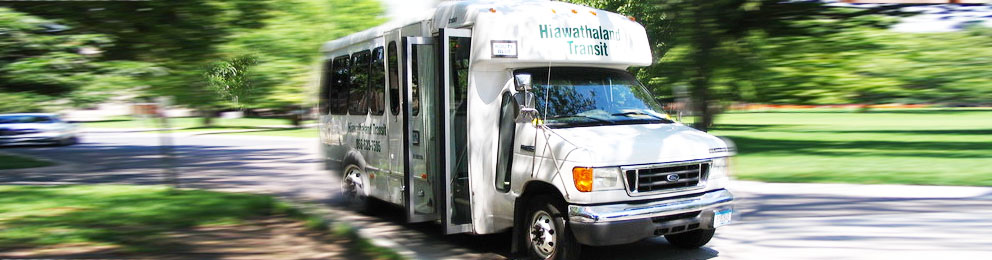 bus in foreground with blurred backdrop