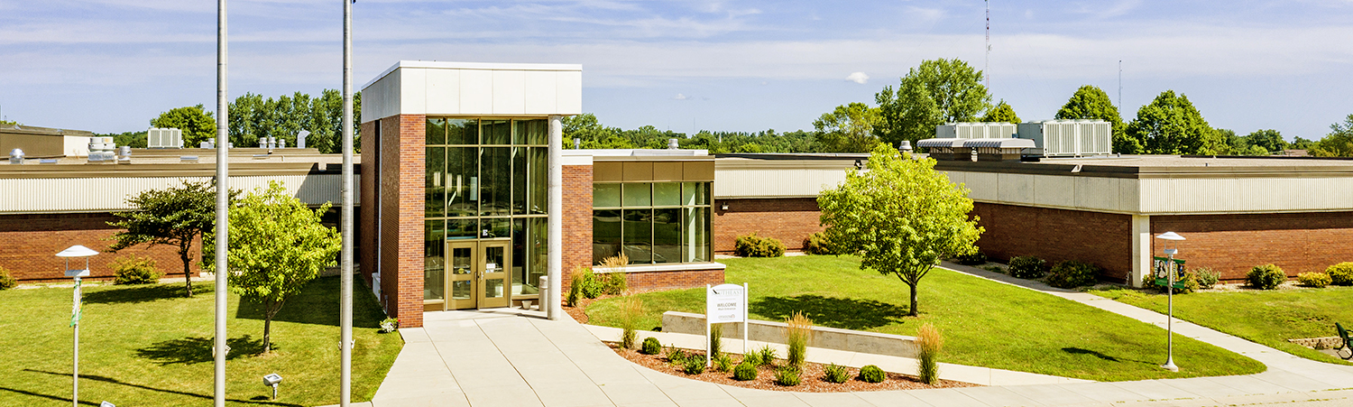 Birds-eye view of the Red Wing campus