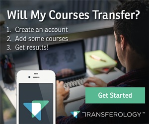 Will my courses transfer? Create an account. Add some courses. Get results! Get started. Transferology